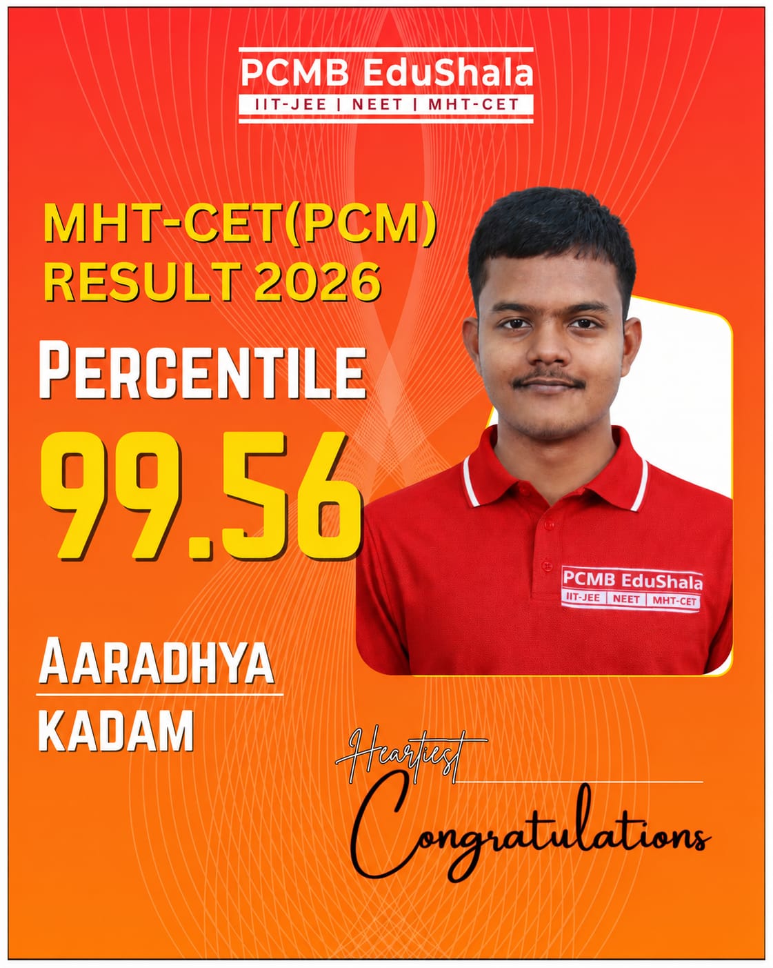 Aaradhya Kadam MHT CET PCM 2026