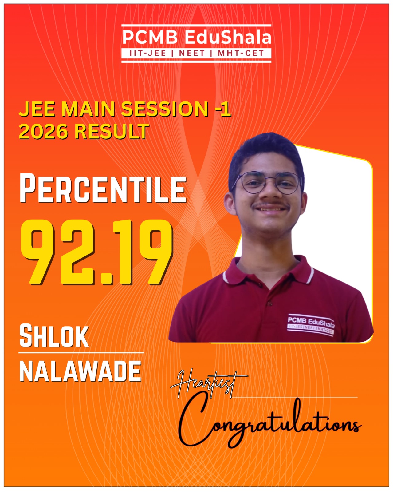 Shlok Nalawade JEE Main 2026