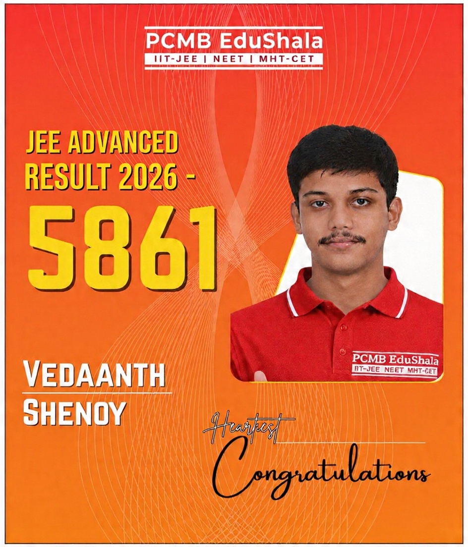 Vedaanth Shenoy JEE Advanced 2026